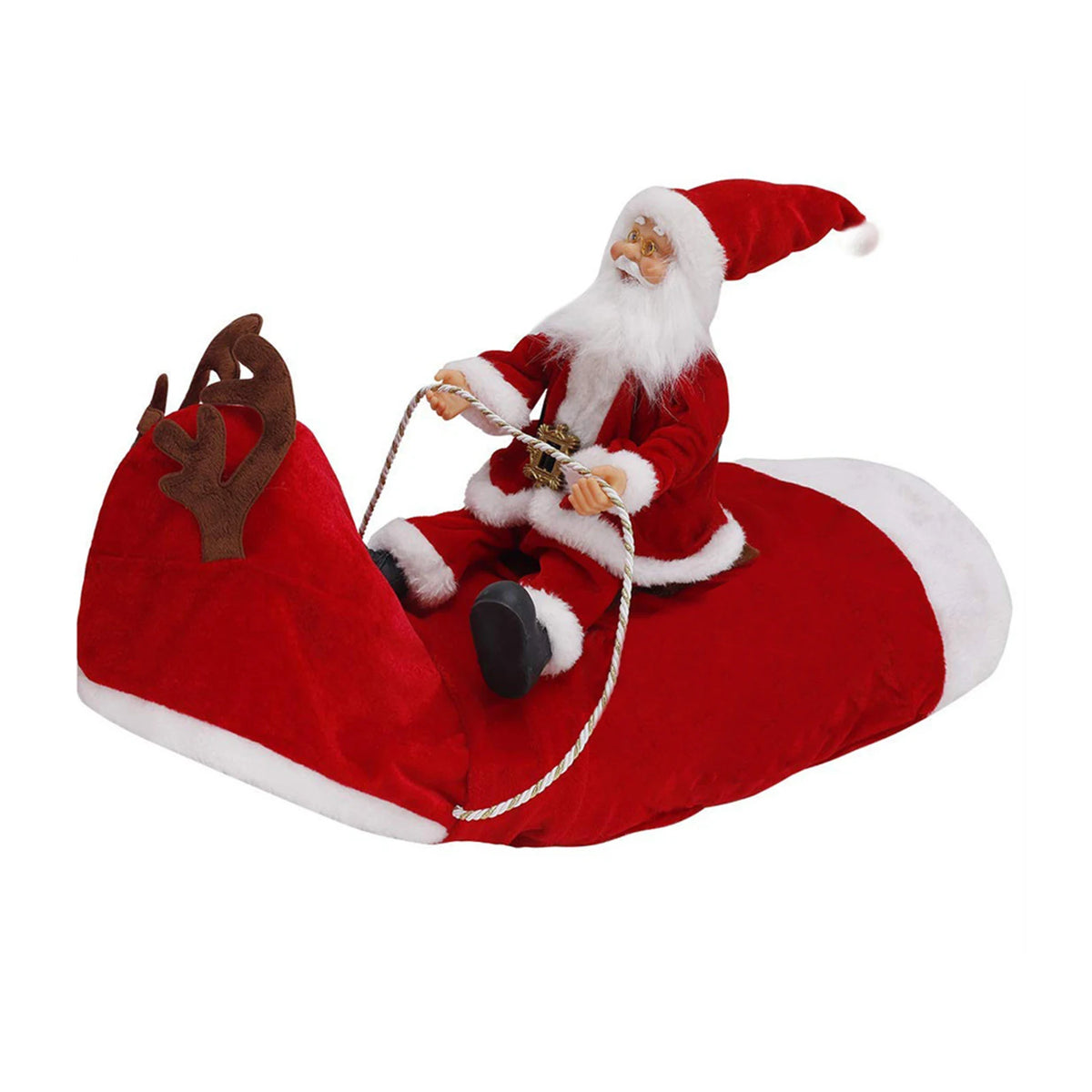 Festive Santa Rider Pet Costume