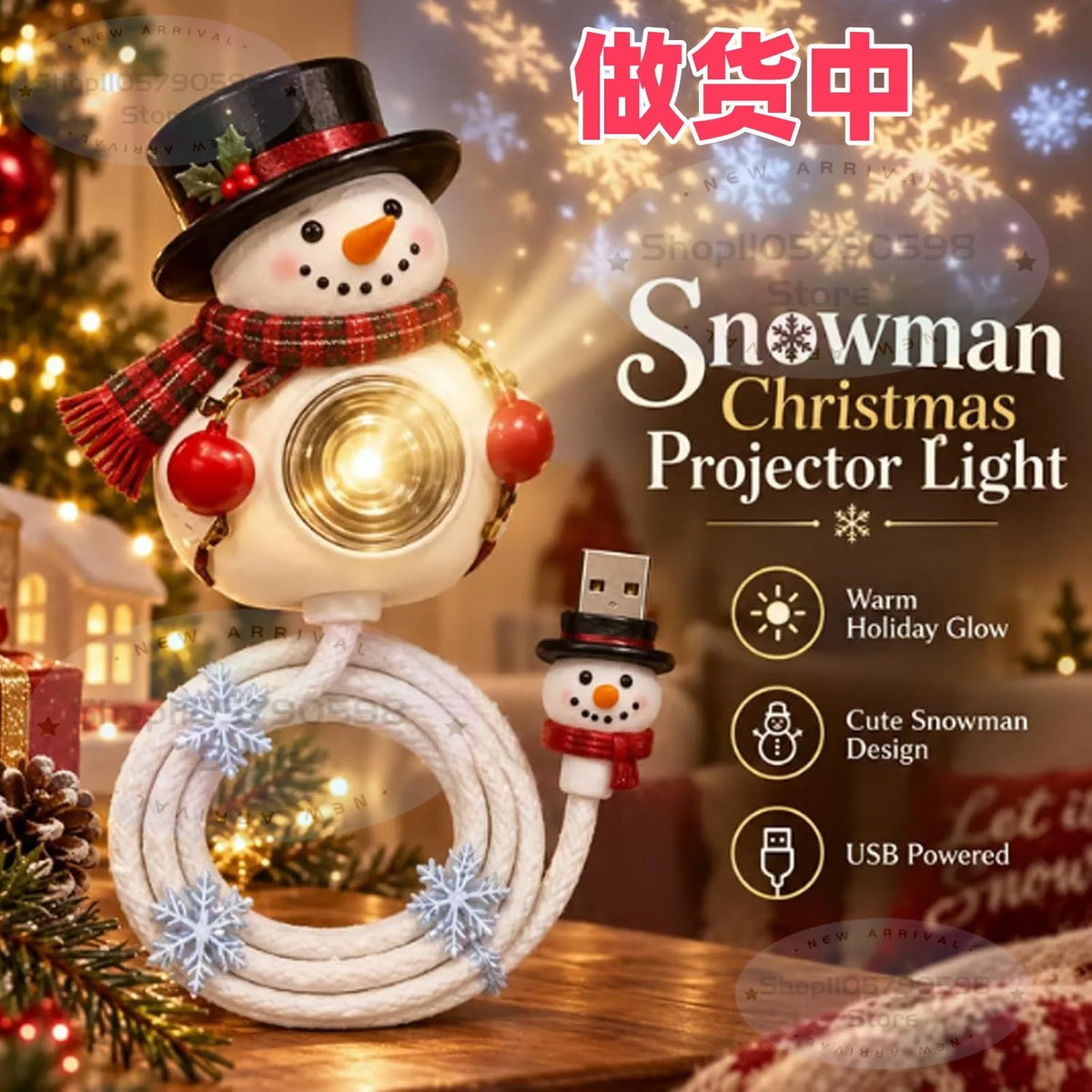 Magical Indoor Holiday Projection System