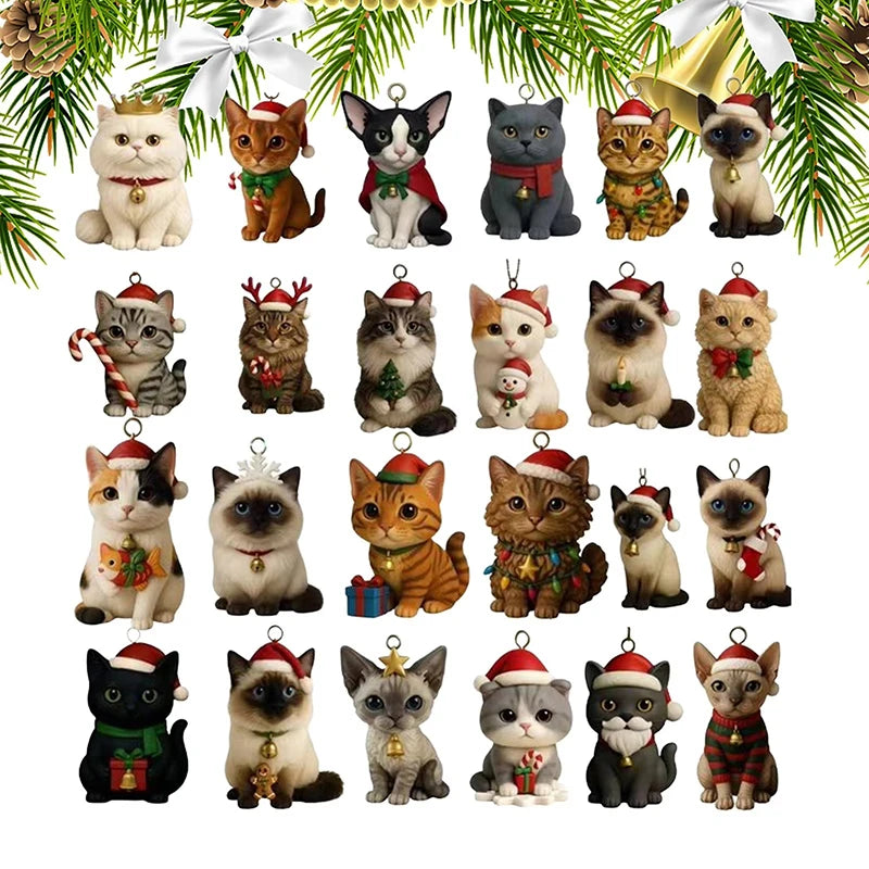 Festive Cat Themed Christmas Countdown
