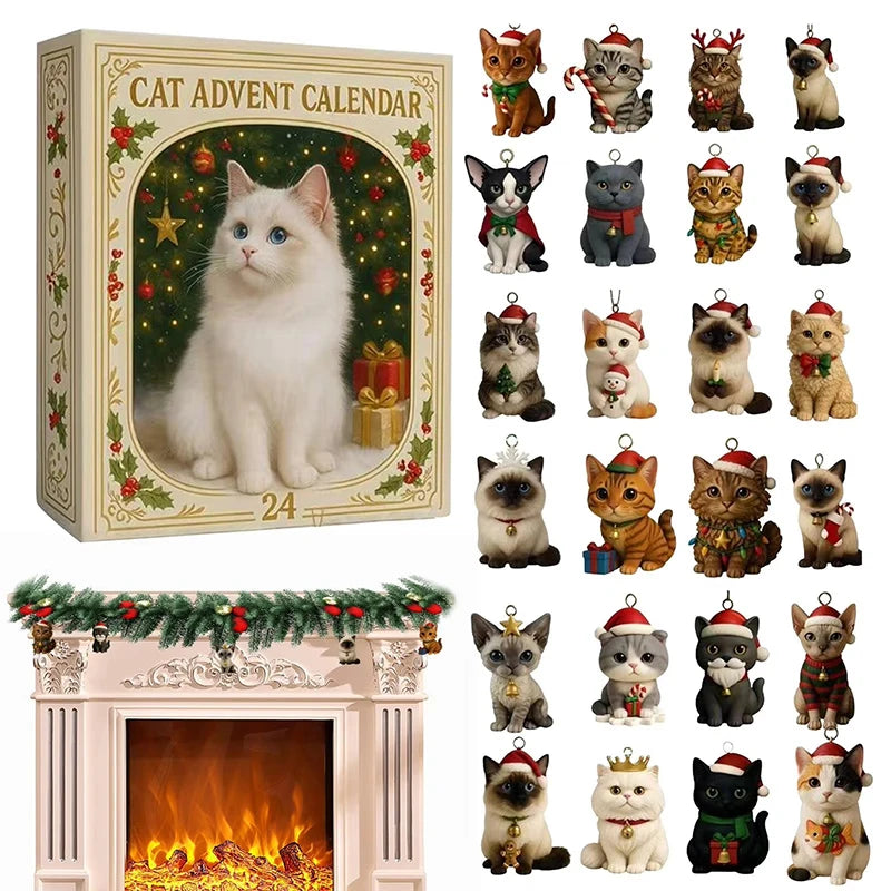 Festive Cat Themed Christmas Countdown