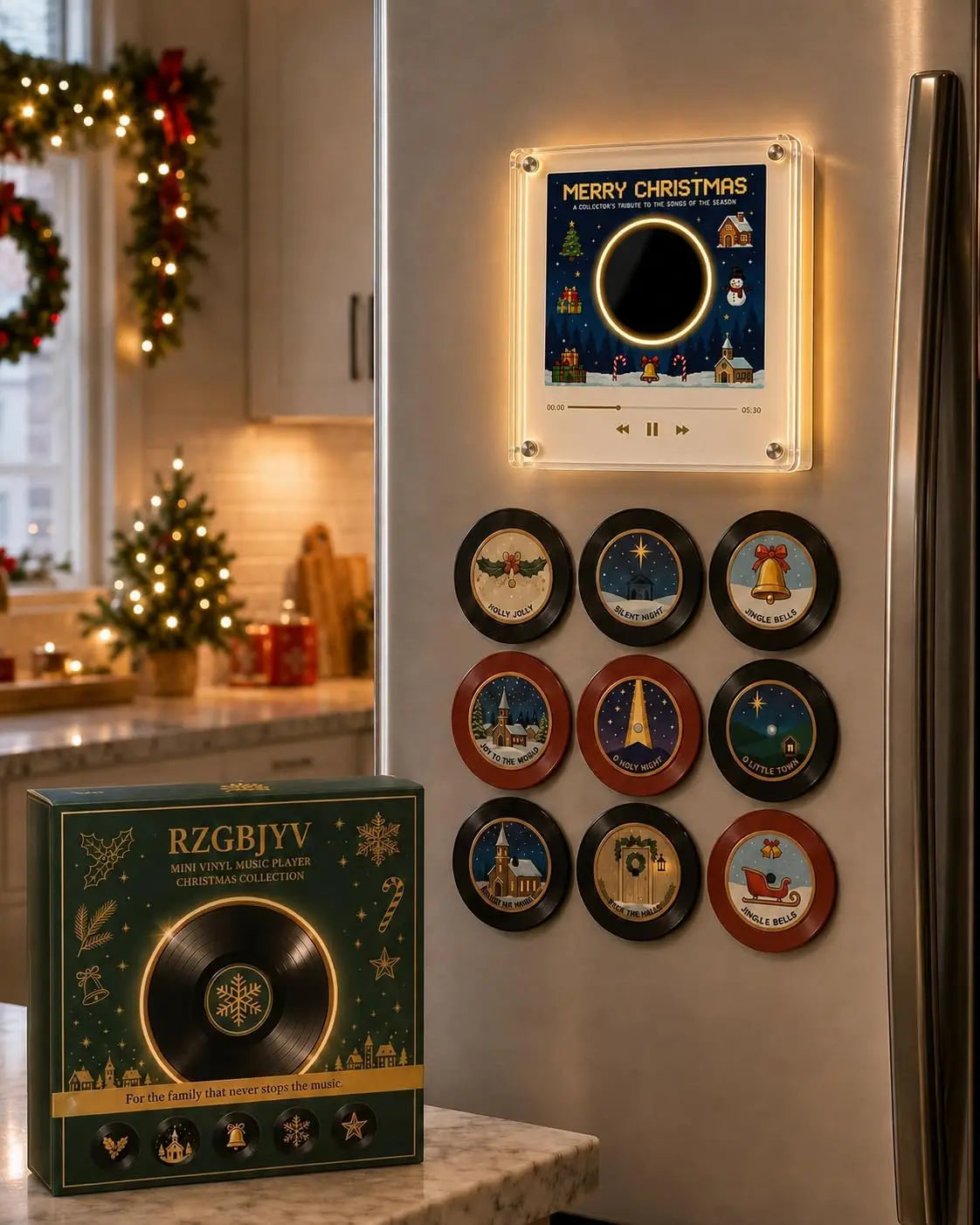 Nostalgic Christmas Music Box Decor