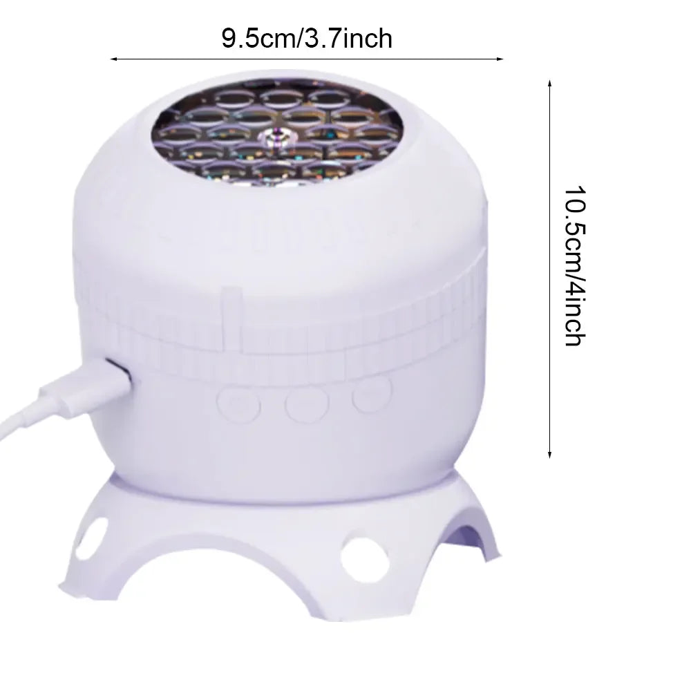 Festive Multi-Pattern Projection Night Light