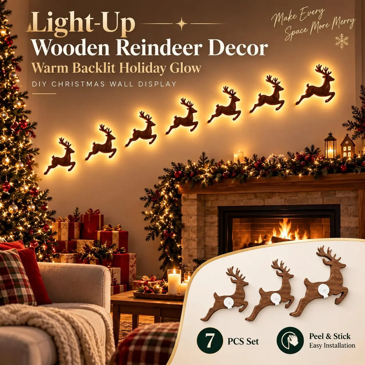 Enchanted Christmas Wall Decor Set