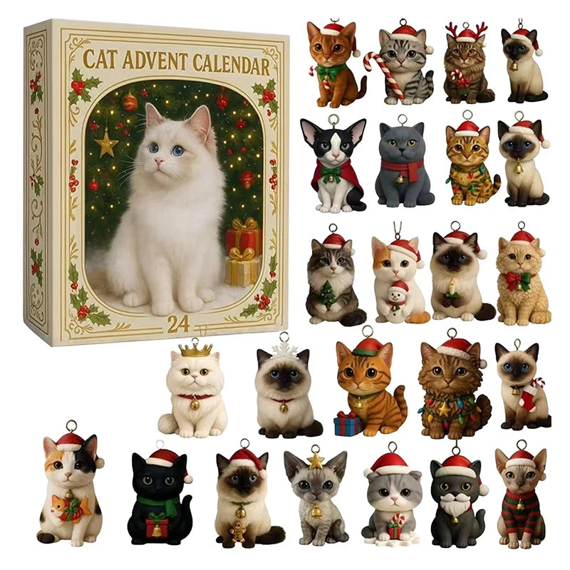 Festive Cat Themed Christmas Countdown