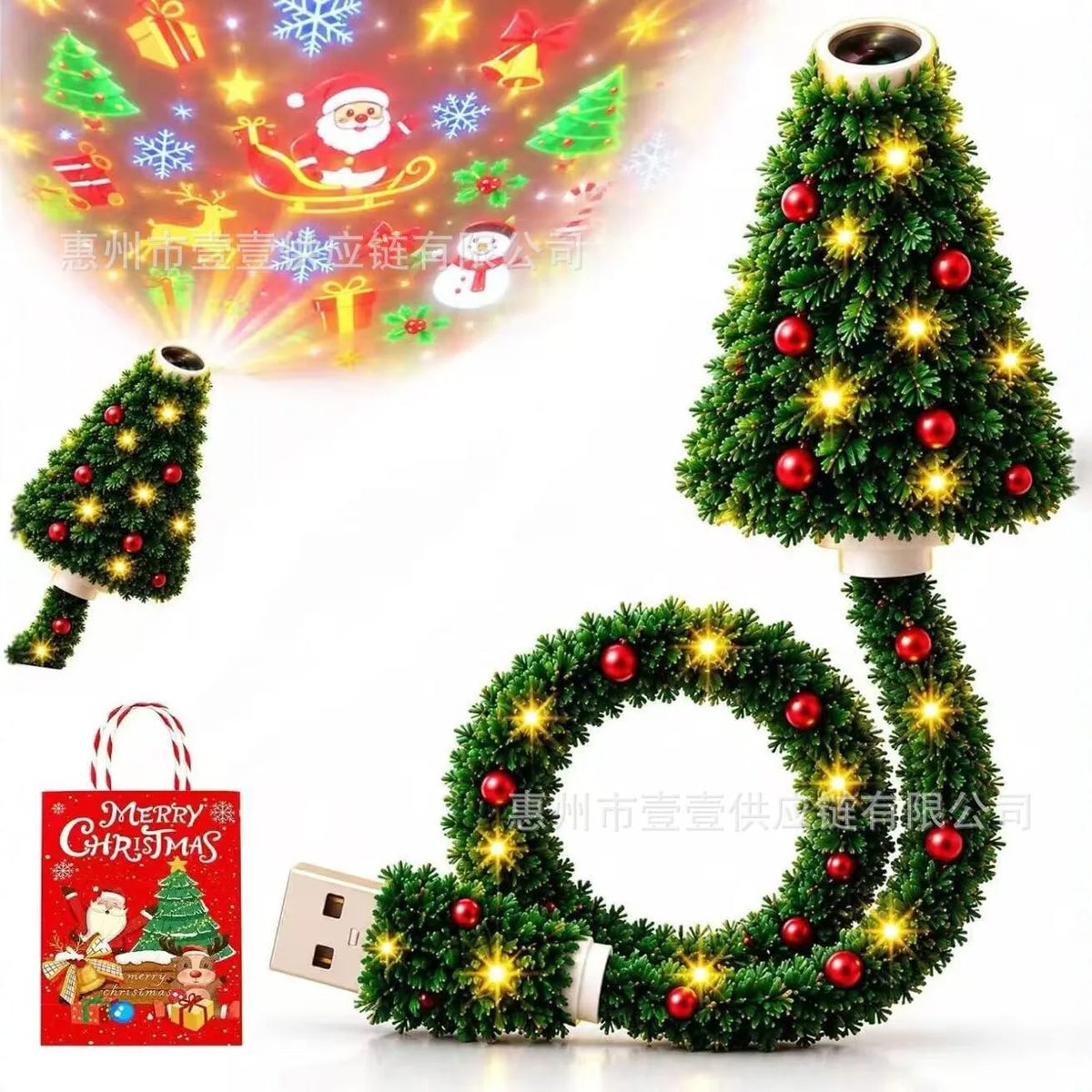 Magical Indoor Holiday Projection System