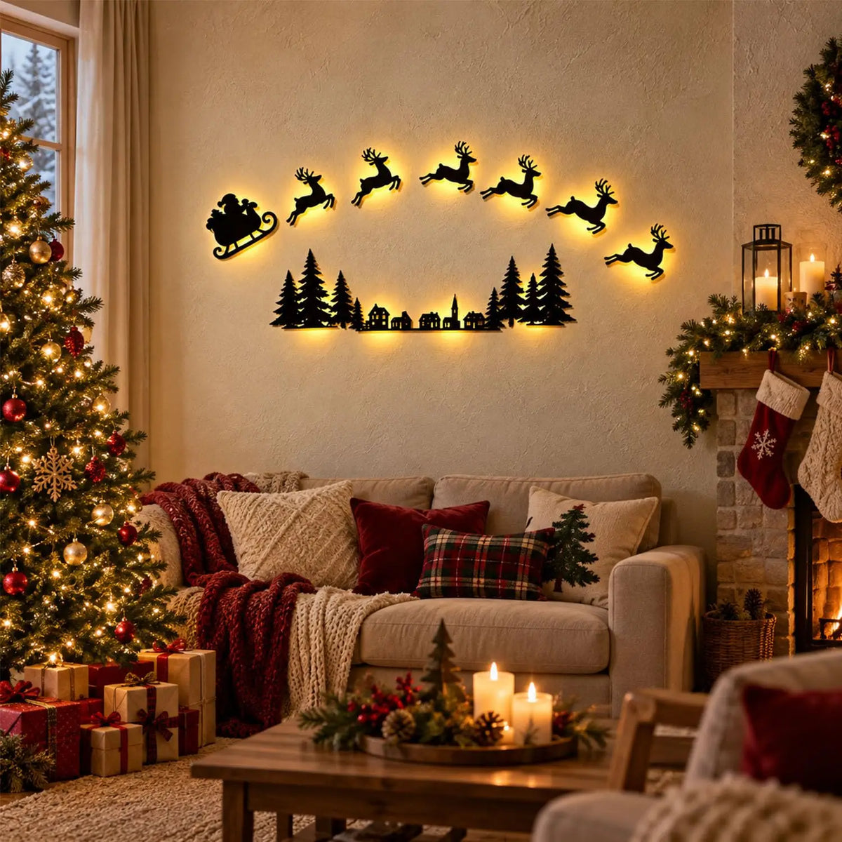 Enchanted Christmas Wall Decor Set