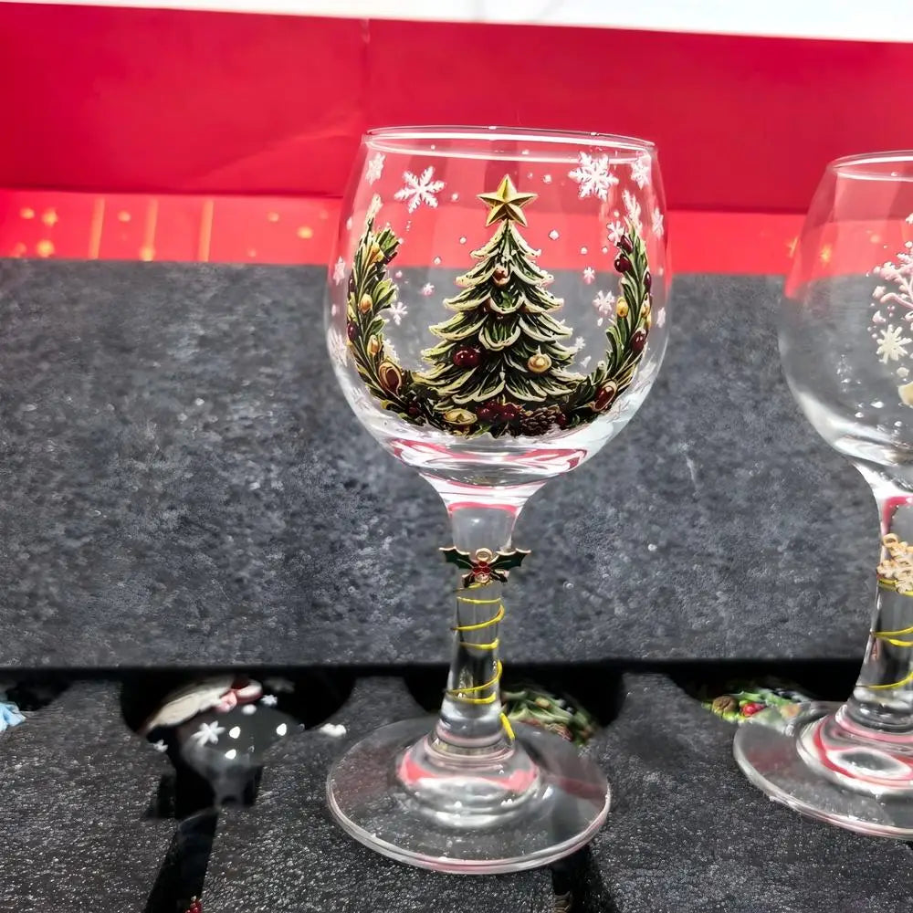 Festive Holiday Glassware Set