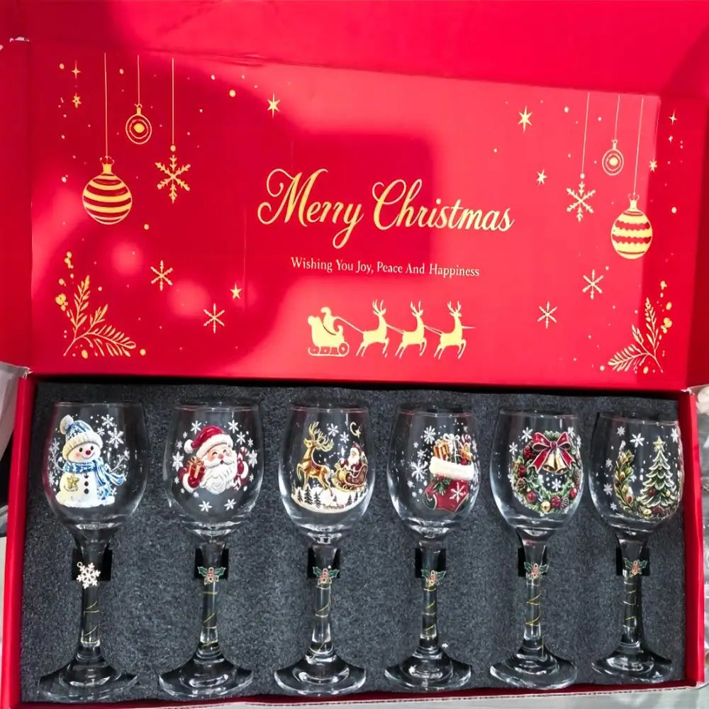 Festive Holiday Glassware Set