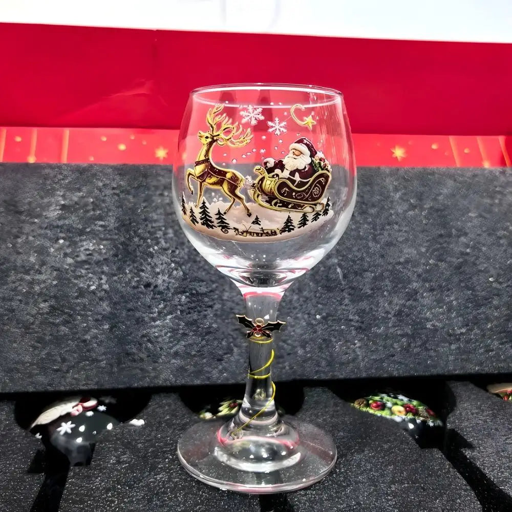 Festive Holiday Glassware Set