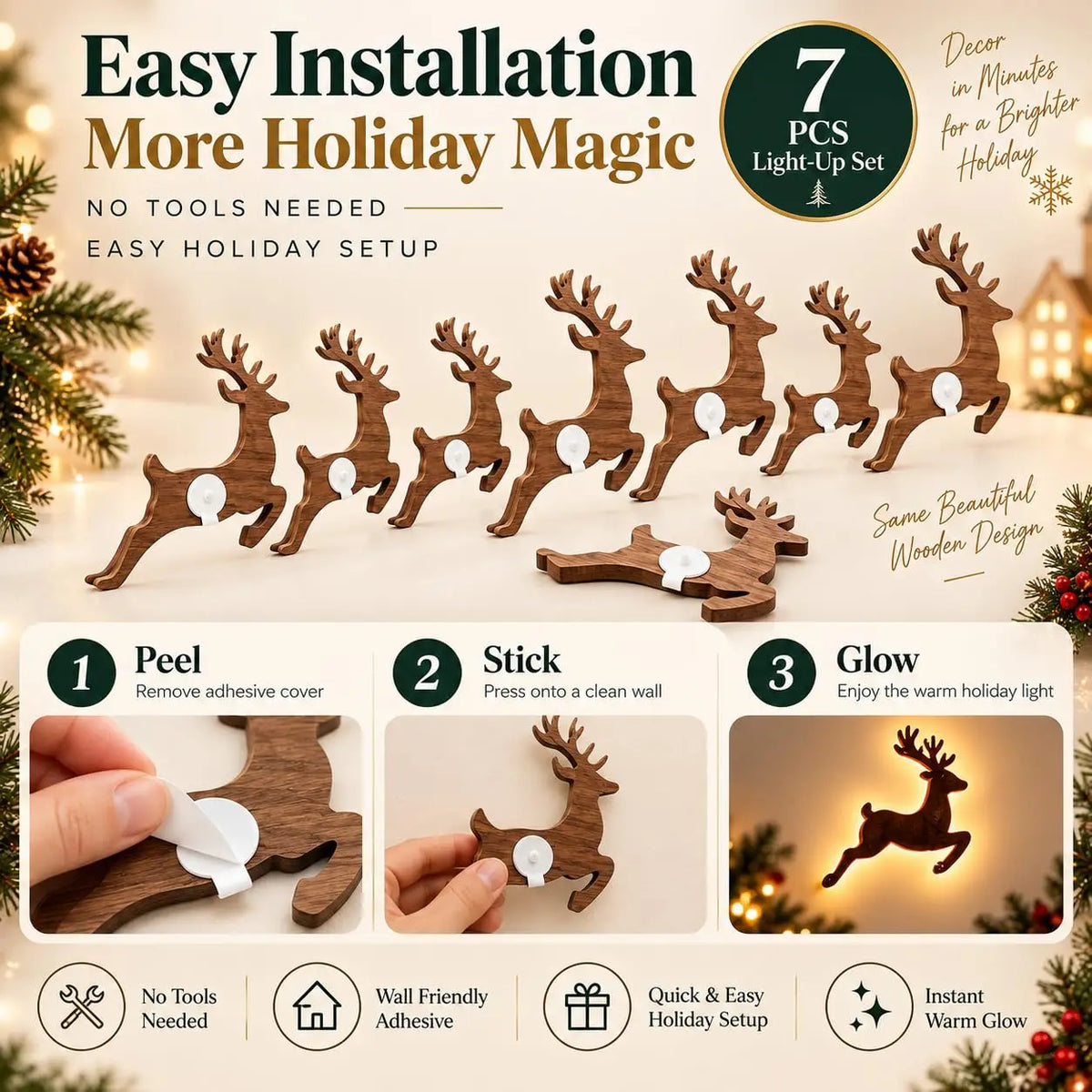 Enchanted Christmas Wall Decor Set