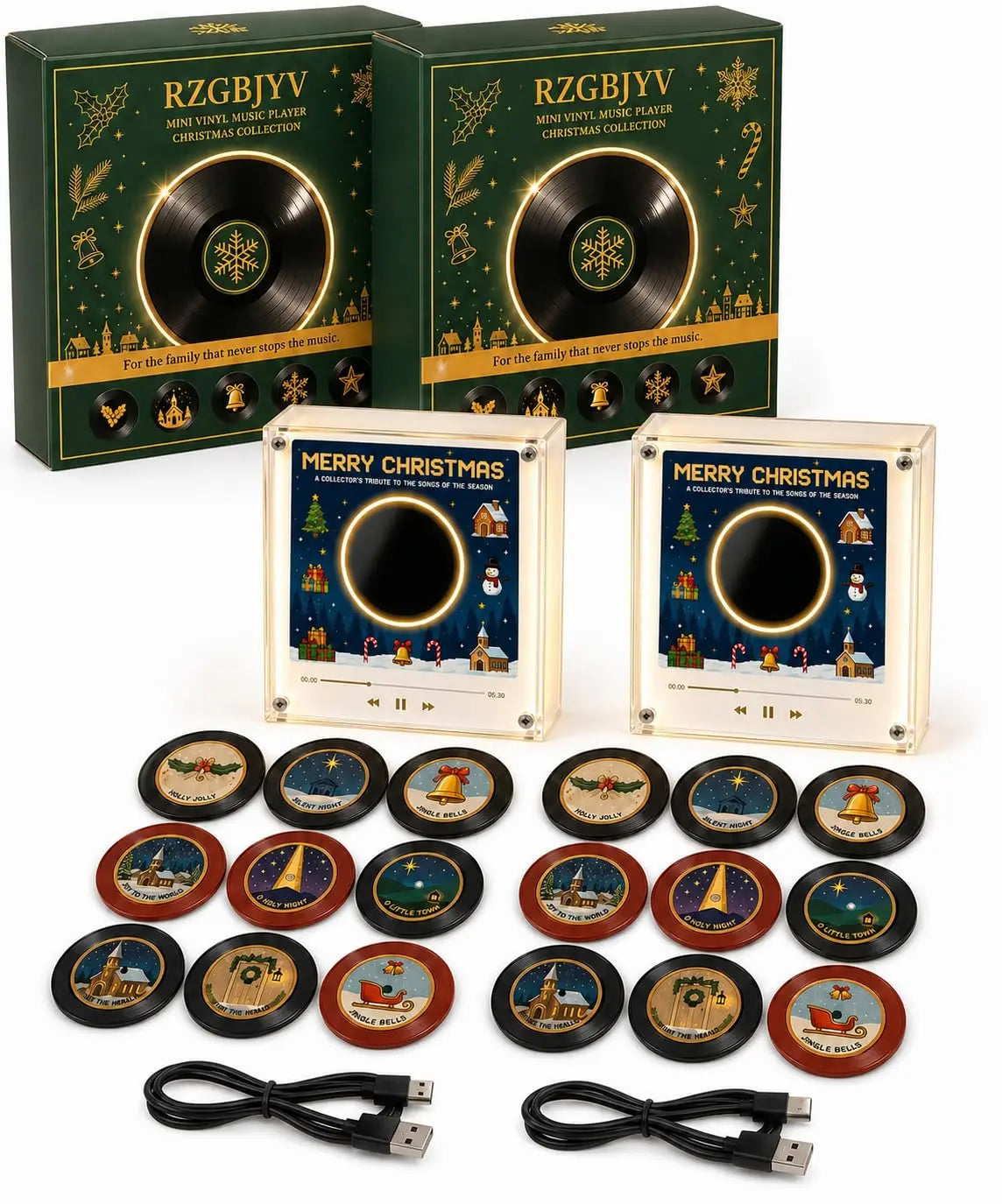 Nostalgic Christmas Music Box Decor