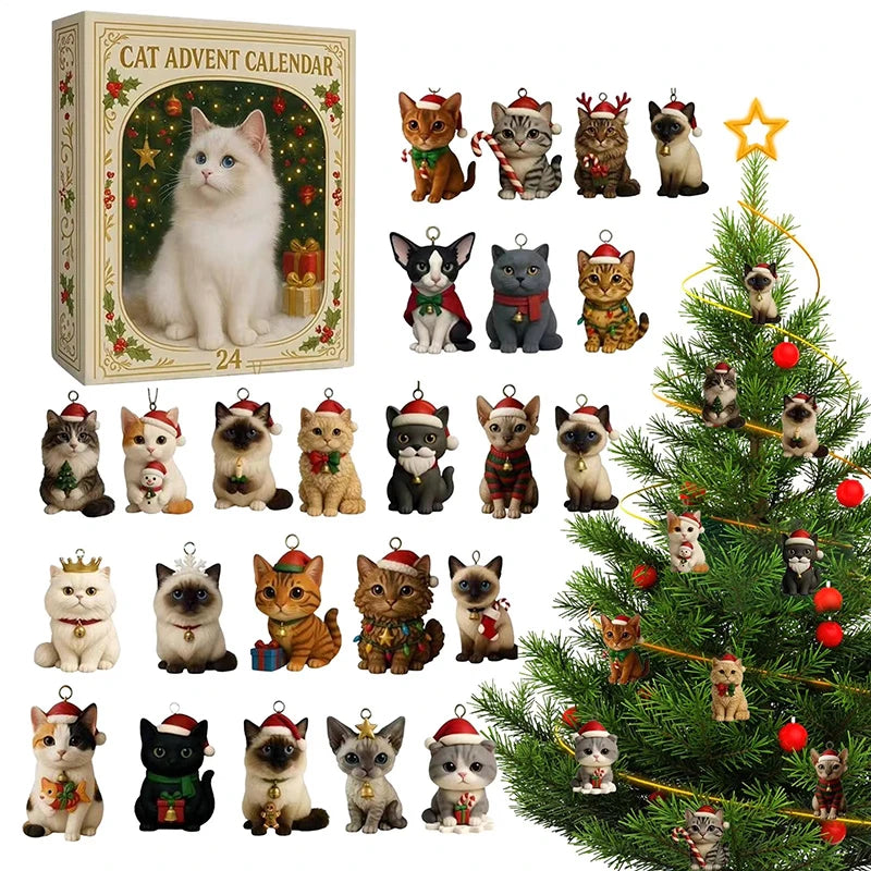 Festive Cat Themed Christmas Countdown